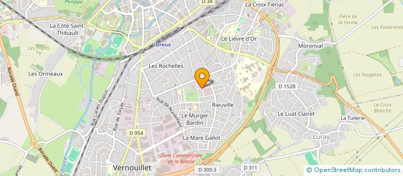 localisation de l'entreprise MONSIEUR ALEXANDRE DA COSTA à DREUX