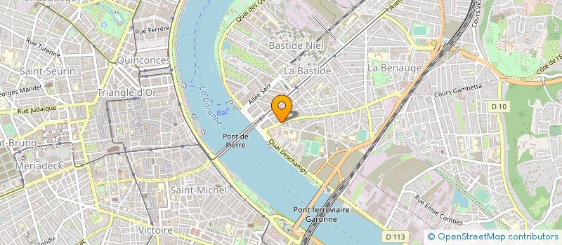 localisation de l'entreprise MONSIEUR ALEXANDRE DA COSTA CARNEIRO  BORDEAUX