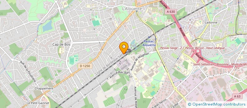 localisation de l'entreprise MONSIEUR ALEXANDRE DA CUNHA à PESSAC