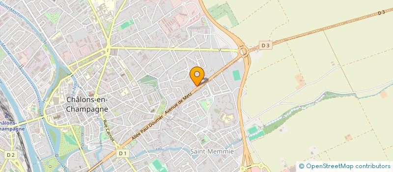 localisation de l'entreprise MONSIEUR ALEXANDRE DA ROCHA  CHALONS-EN-CHAMPAGNE