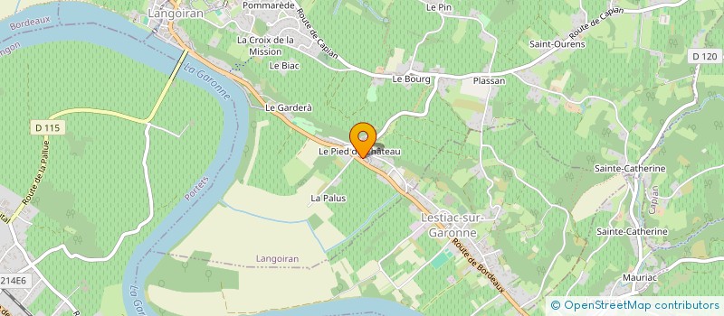 localisation de l'entreprise MONSIEUR ALEXANDRE DA SILVA  LANGOIRAN