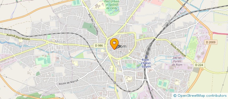 localisation de l'entreprise MONSIEUR ALEXANDRE DA SILVA  RIOM