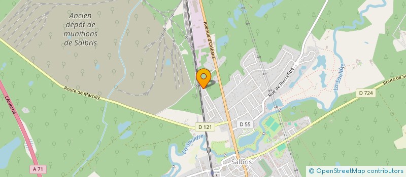 localisation de l'entreprise MONSIEUR ALEXANDRE DA SILVA  SALBRIS