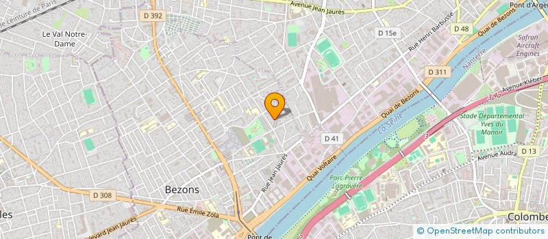 localisation de l'entreprise MONSIEUR ALEXANDRE DA SILVA TINOCO à BEZONS