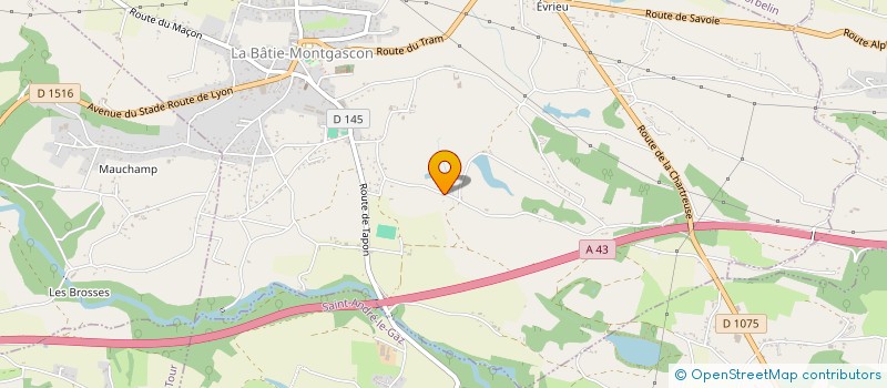 localisation de l'entreprise MONSIEUR ALEXANDRE DAGAND  LA BATIE-MONTGASCON