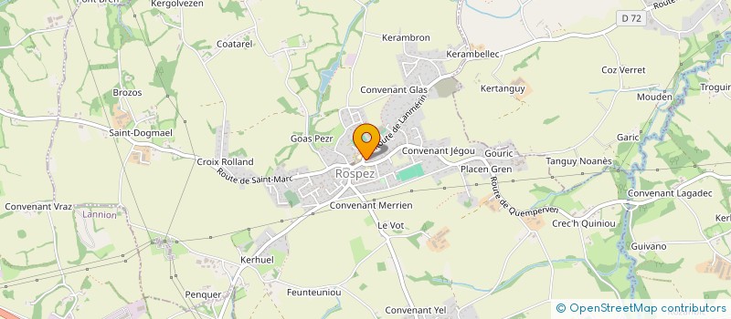 localisation de l'entreprise MONSIEUR ALEXANDRE DAGORN  ROSPEZ