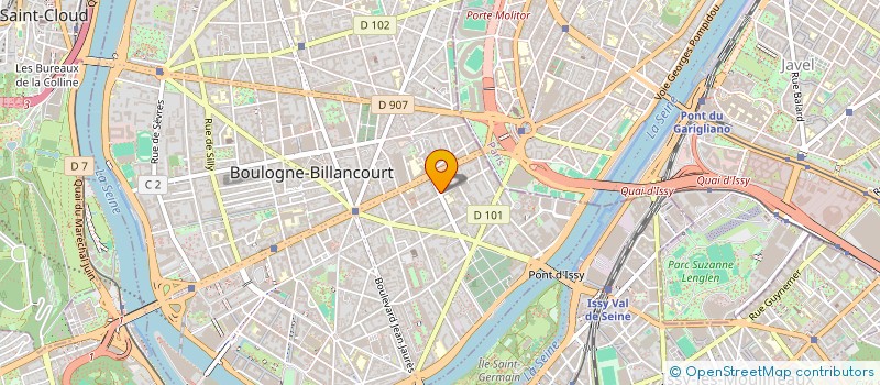 localisation de l'entreprise MONSIEUR ALEXANDRE DAGORT à BOULOGNE BILLANCOURT