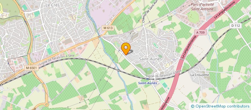 localisation de l'entreprise MONSIEUR ALEXANDRE DAMAD  LANSARGUES