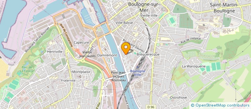 localisation de l'entreprise MONSIEUR ALEXANDRE DAMELINCOURT à BOULOGNE-SUR-MER