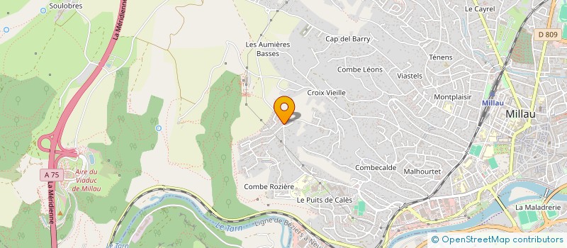 localisation de l'entreprise MONSIEUR ALEXANDRE DANIEL  MILLAU