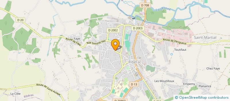 localisation de l'entreprise MONSIEUR ALEXANDRE DANIEL à RIBERAC