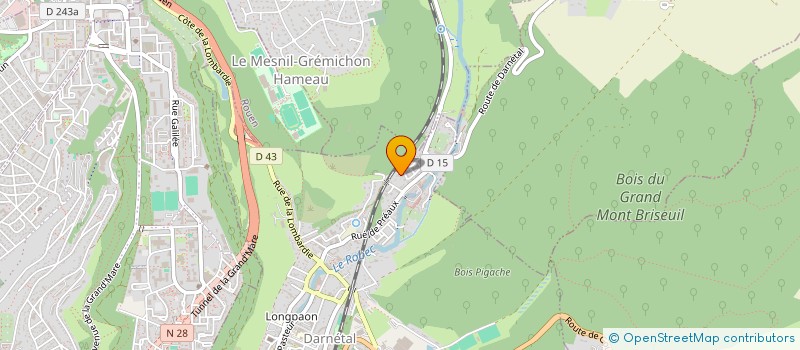 localisation de l'entreprise MONSIEUR ALEXANDRE DANIEL  DARNETAL