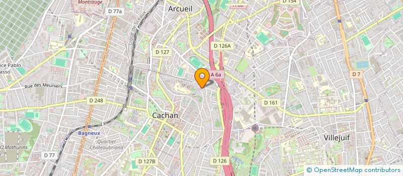 localisation de l'entreprise MONSIEUR ALEXANDRE DANO  CACHAN