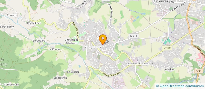 localisation de l'entreprise MONSIEUR ALEXANDRE DANTONEL  VAUGNERAY