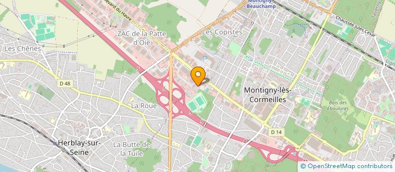 localisation de l'entreprise MONSIEUR ALEXANDRE DAO à MONTIGNY-LES-CORMEILLES