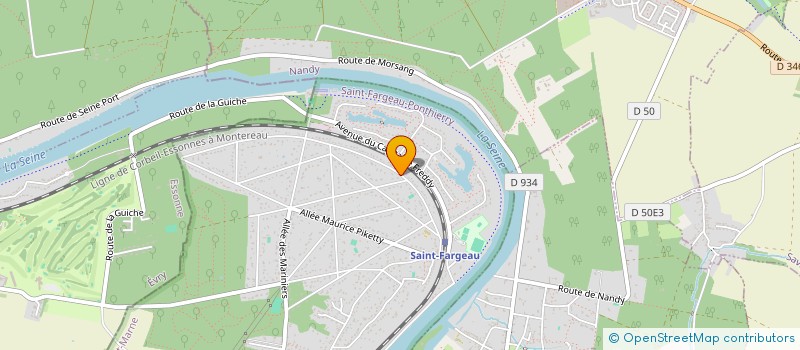 localisation de l'entreprise MONSIEUR ALEXANDRE DAON  SAINT-FARGEAU-PONTHIERRY