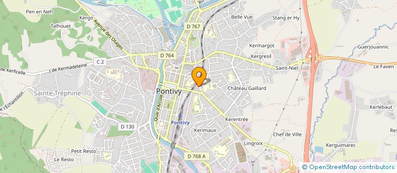 localisation de l'entreprise MONSIEUR ALEXANDRE DAPOIGNY  PONTIVY