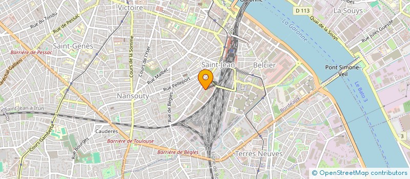 localisation de l'entreprise MONSIEUR ALEXANDRE DARBARY  BORDEAUX