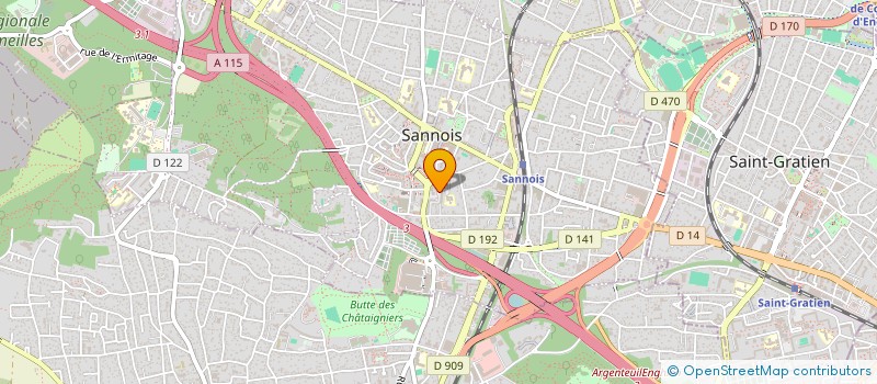 localisation de l'entreprise MONSIEUR ALEXANDRE DASSONVILLE  SANNOIS