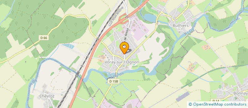 localisation de l'entreprise MONSIEUR ALEXANDRE DAUTRICHE  VORAY-SUR-L'OGNON