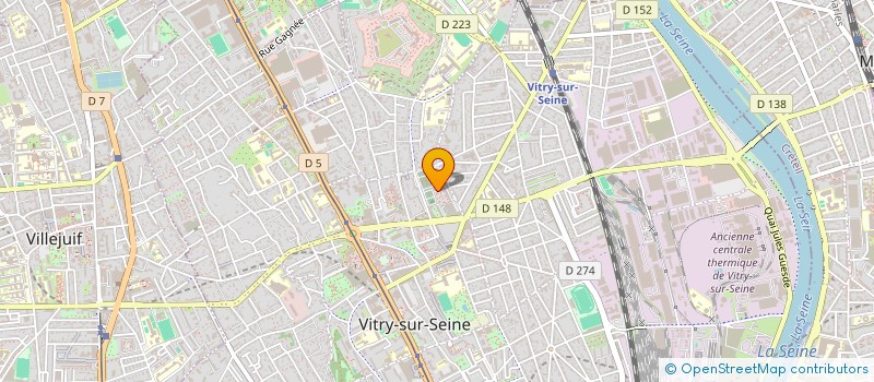 localisation de l'entreprise MONSIEUR ALEXANDRE DAUVEL  VITRY-SUR-SEINE