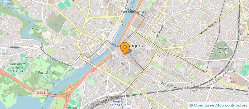 localisation de l'entreprise MONSIEUR ALEXANDRE DAVID à ANGERS