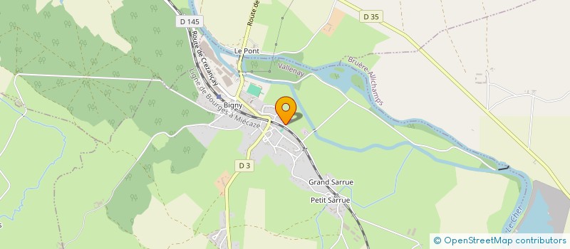 localisation de l'entreprise MONSIEUR ALEXANDRE DAVID  VALLENAY