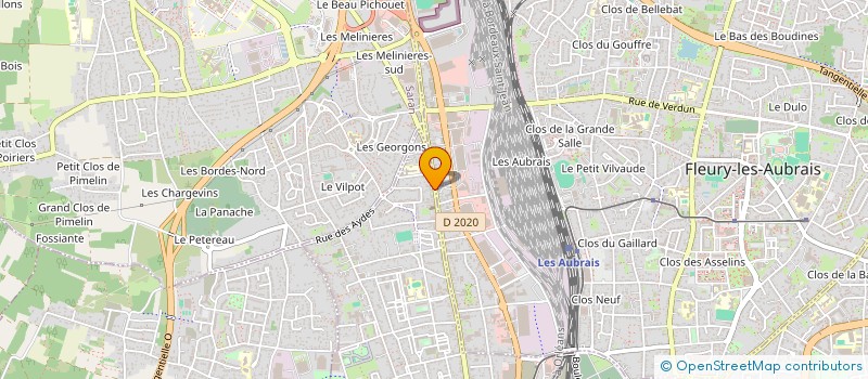 localisation de l'entreprise MONSIEUR ALEXANDRE DAVID  ORLEANS