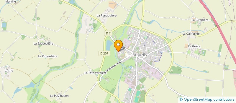 localisation de l'entreprise MONSIEUR ALEXANDRE DAVIET  LES BROUZILS