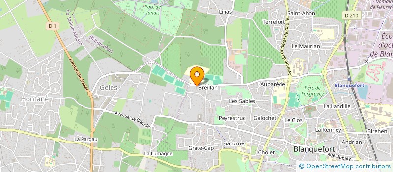 localisation de l'entreprise MONSIEUR ALEXANDRE DAVY à BLANQUEFORT