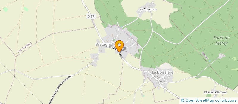 localisation de l'entreprise MONSIEUR ALEXANDRE DAYGUE  BRETAGNOLLES