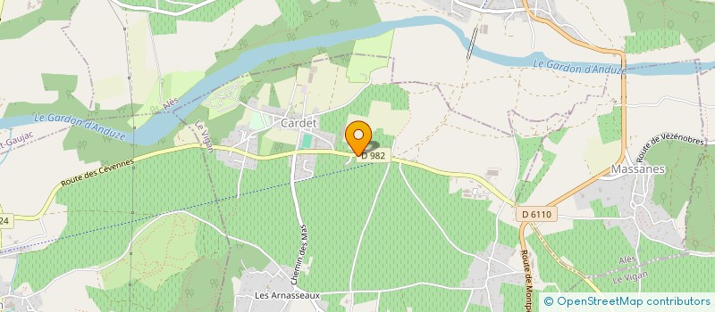 localisation de l'entreprise MONSIEUR ALEXANDRE DE ALMEIDA  NIMES