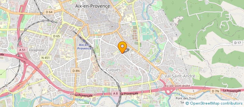 localisation de l'entreprise MONSIEUR ALEXANDRE DE BESOMBES à AIX-EN-PROVENCE