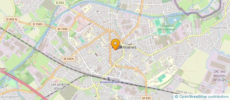 localisation de l'entreprise MONSIEUR ALEXANDRE DE BONNIERES  ARMENTIERES