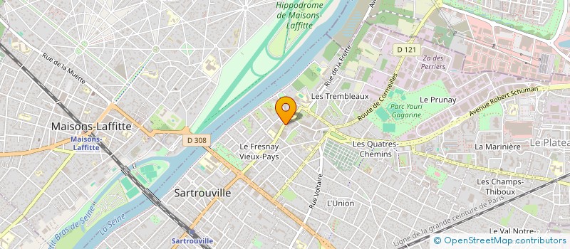 localisation de l'entreprise MONSIEUR ALEXANDRE DE BUCY  SARTROUVILLE