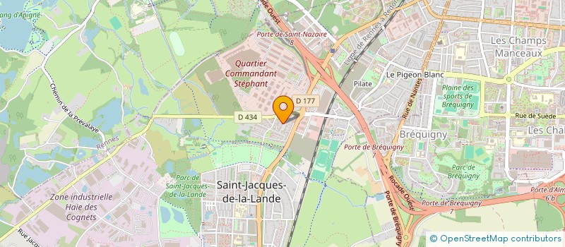 localisation de l'entreprise MONSIEUR ALEXANDRE DE CARVALHO  SAINT-JACQUES-DE-LA-LANDE