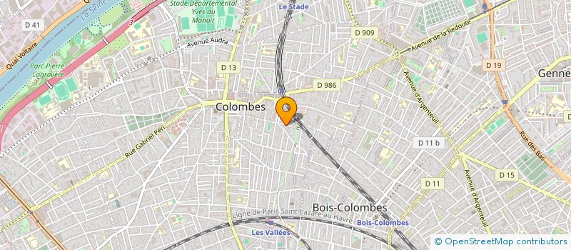 localisation de l'entreprise MONSIEUR ALEXANDRE DE CARVALHO à COLOMBES
