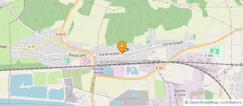 localisation de l'entreprise MONSIEUR ALEXANDRE DE DONDER  ALIZAY