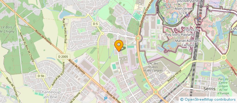 localisation de l'entreprise MONSIEUR ALEXANDRE DE FIGUEIREDO RODRIGUES  MONTEVRAIN