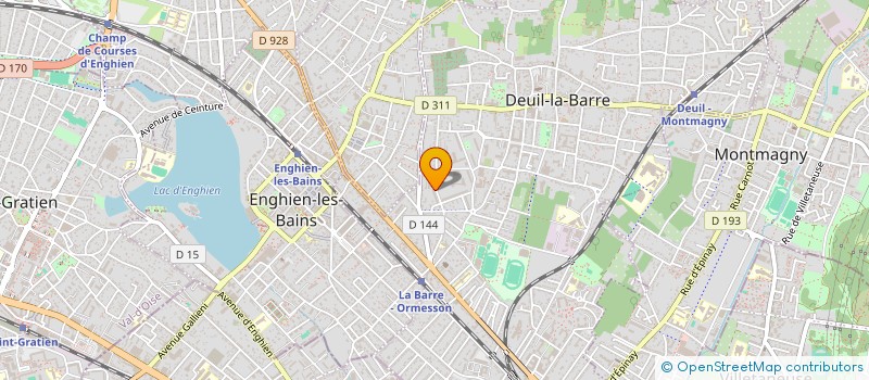 localisation de l'entreprise MONSIEUR ALEXANDRE DE-FONTAINE à DEUIL-LA-BARRE
