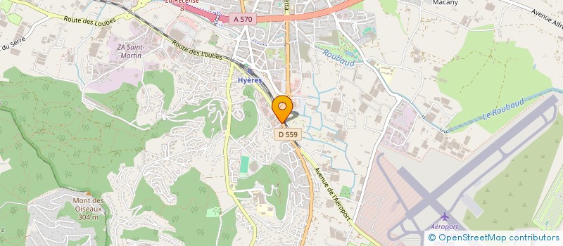 localisation de l'entreprise MONSIEUR ALEXANDRE DE LIMA ALVES à HYERES