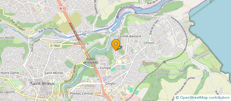 localisation de l'entreprise MONSIEUR ALEXANDRE DE LIMA CARDOSO à SAINT-BRIEUC
