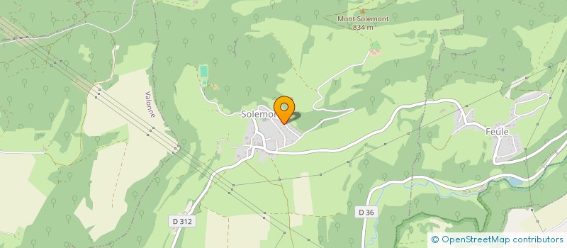 localisation de l'entreprise MONSIEUR ALEXANDRE DE LUCCA  SOLEMONT