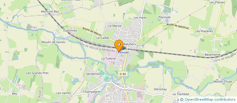 localisation de l'entreprise MONSIEUR ALEXANDRE DE OLIVEIRA  VONNAS