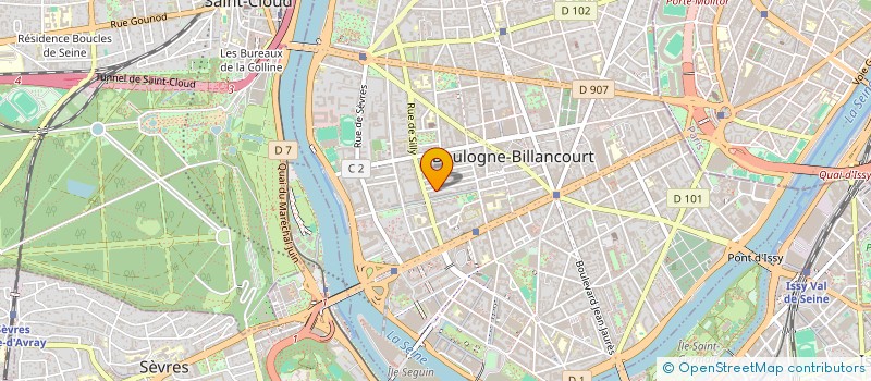 localisation de l'entreprise MONSIEUR ALEXANDRE DE SEGUINS COHORN DE VASSIEUX à BOULOGNE-BILLANCOURT
