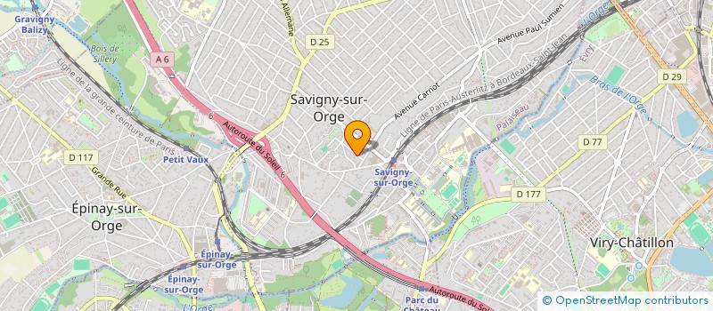localisation de l'entreprise MONSIEUR ALEXANDRE DE SOUSA NEVES à SAVIGNY-SUR-ORGE