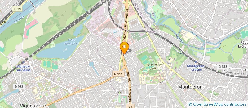 localisation de l'entreprise MONSIEUR ALEXANDRE DEBARD  MONTGERON