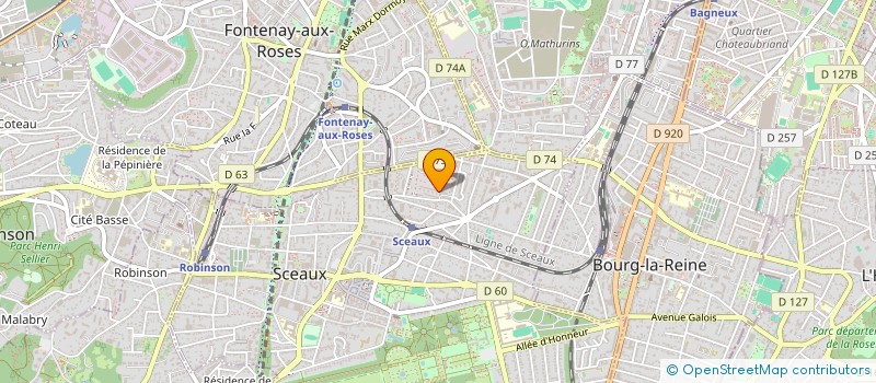 localisation de l'entreprise MONSIEUR ALEXANDRE DEBRIL à SCEAUX