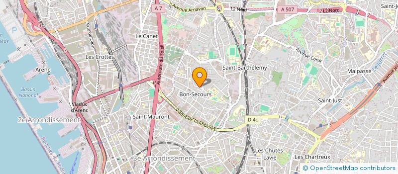 localisation de l'entreprise MONSIEUR ALEXANDRE DEBROUTELLE  MARSEILLE