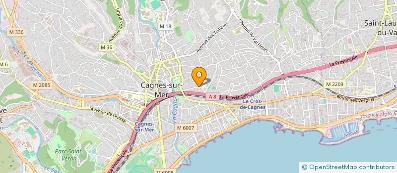 localisation de l'entreprise MONSIEUR ALEXANDRE DEBROUX  CAGNES-SUR-MER